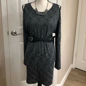 Express Body-con Cold Shoulder Dress NWT